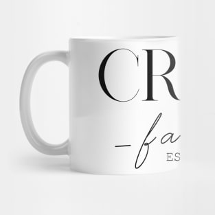 Crain Family EST. 2020, Surname, Crain Mug